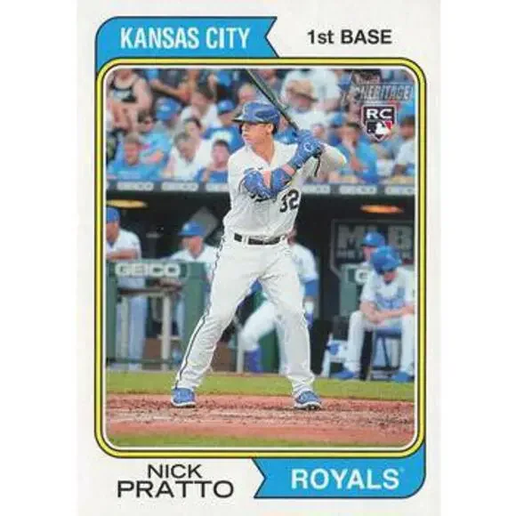 2023 Topps Heritage Nick Pratto RC #94 Kansas City Royals