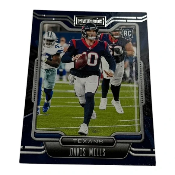 2021‎ Panini Playbook Davis Mills Houston Texans Rookie Card RC #123 Football