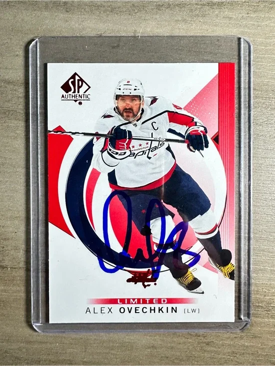 Alex Ovechkin Signed 2024/25 Upper Deck Sp Authentic #6. Autograph. Capitals.