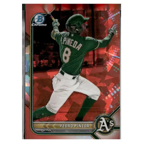 2022 Bowman Chrome Sapphire Edition #BCP-241 Pedro Pineda Prospects Orange #/75
