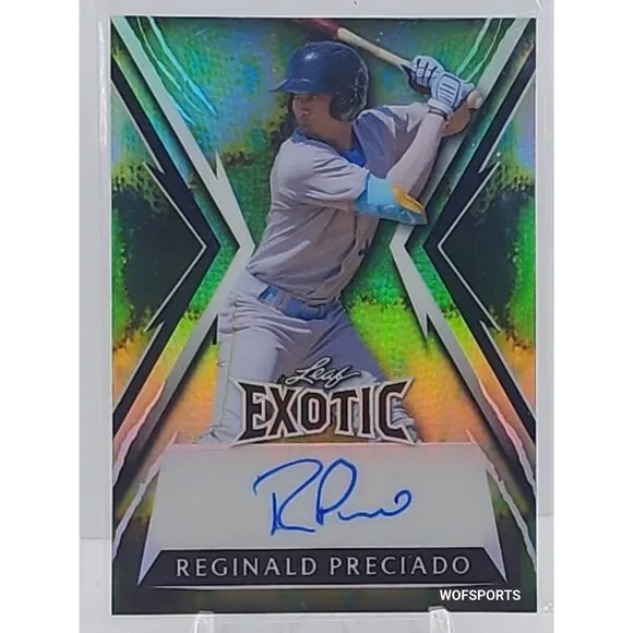 2023 Leaf Exotic Auto 3/7 Reginald Preciado #BA-RP1 - CUBS