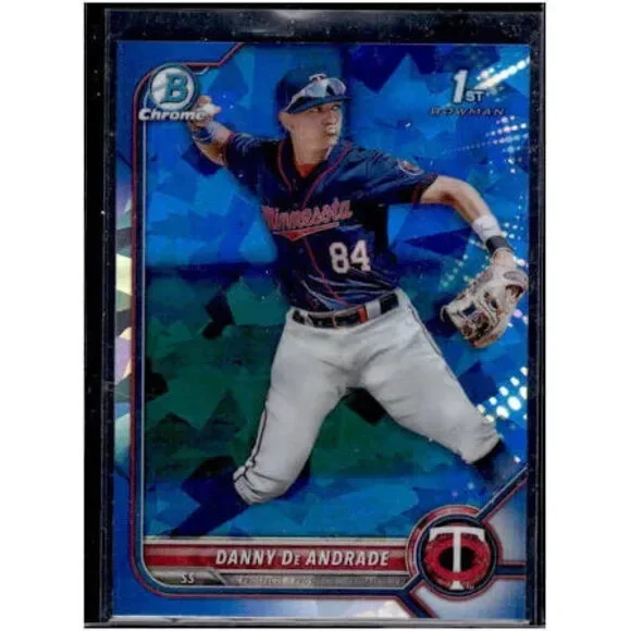 2022 Bowman Chrome Sapphire Baseball BCP-156 Danny De Andrade 1st Bowman
