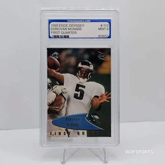 1999 Edge Odyssey Donovan McNabb #112 Philadelphia Eagles PGS 9 Mint