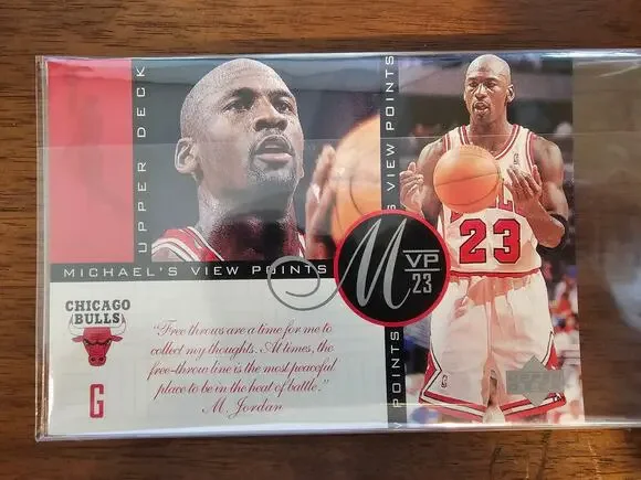 Michael Jordan 1997 Upper Deck #VP5 - View Points - NBA - Jumbo
