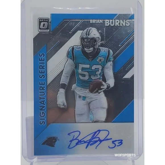 2020 Panini Donruss Optic Signature Series Brian Burns Auto #SS-BB