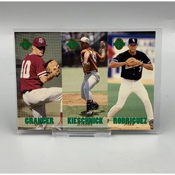 Alex Rodriguez 1993‎ Classic 4 Sport TRI-CARDS ROOKIE #TC13 Seattle Mariners