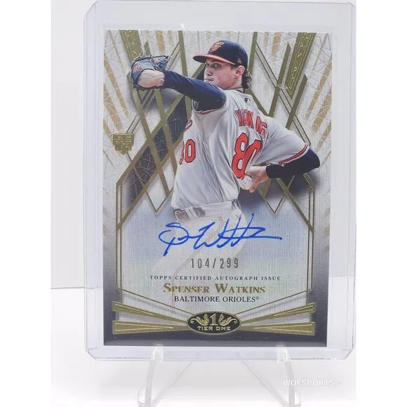 2022 Topps Certified Rookie Auto 104/299 Spenser Watkins - Baltimore Orioles