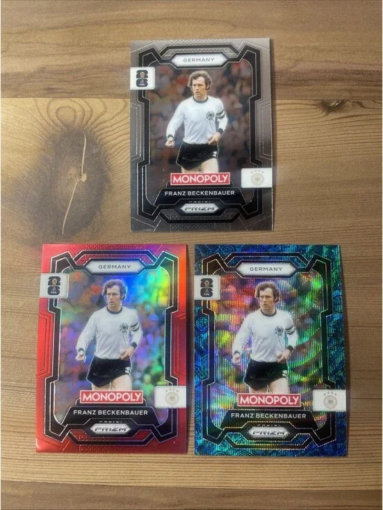 Panini 2026 Prizm Monopoly FIFA World Cup Franz Beckenbauer #60 Red/Blue/Regular
