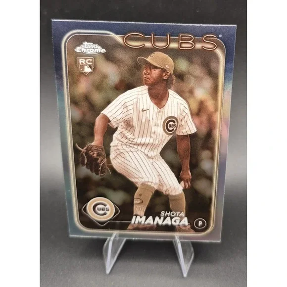 2024 Topps Chrome Shota‎ Imanga #121 Sepia Refractor (RC) Base Refractor Cubs