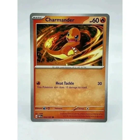 Charmander‎ 26/197 S & V Obsidian Flames Non Holo Pokemon TCG Mint Unplayed