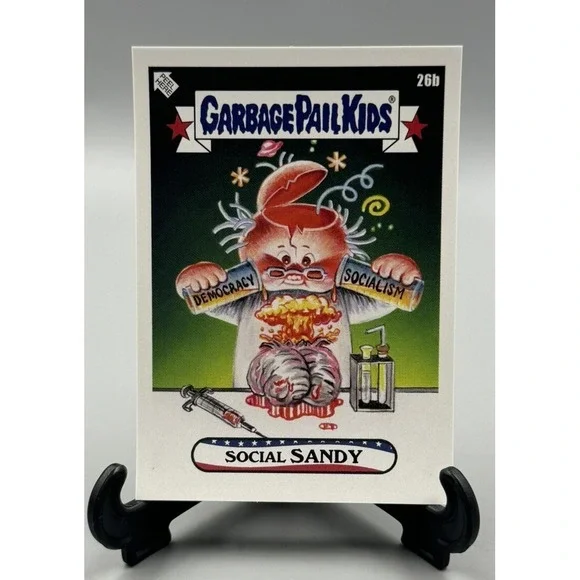 2020 Topps Garbage Pail Kids GPK Disgrace to the White House #26B Social‎ Sandy