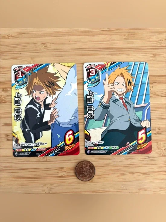 my hero academia trading card set Kaminari