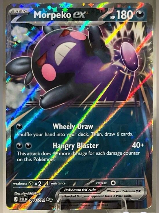 Pokémon TCG: Pitch Black - MORPEKO EX 055/084 NM