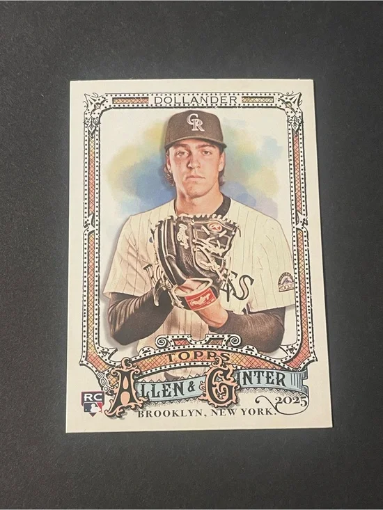 2025 Topps Allen & Ginter #217 Rockies Chase Dollander Rookie Card
