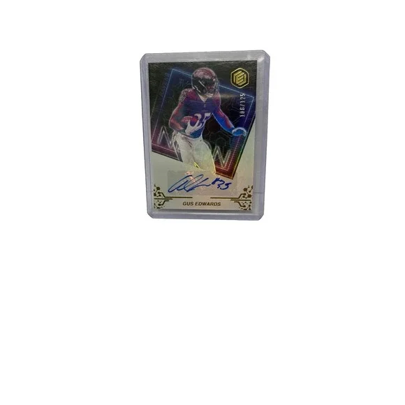 2022 Panini Elements -‎ Neon Signs Autographs Gus Edwards #NS 106/125