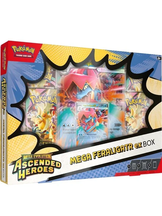 Pokemon‎ Mega Feraligatr ex Box - Blue, Red, Yellow