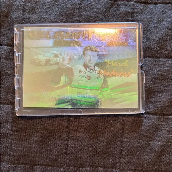 1992 Wheels Racing Bill‎ Elliott March Madness Silver Series Holographic Card