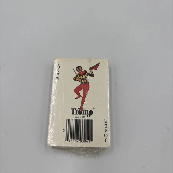 Vintage Trump Playing Cards Single Deck New Sealed Made‎ In USA