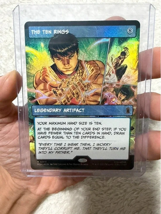 The Ten Rings Magic The Gathering TCG Marvel Superheroes Holofoil Card 0313