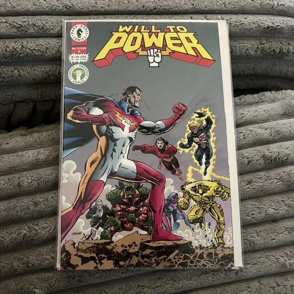 Will To Power Dark Horse Comics Superhero Modern Age Color Comic Book Boarded