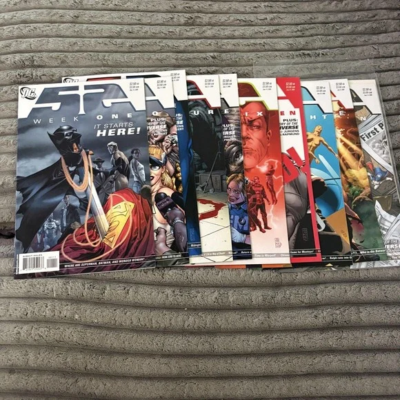 52 DC Comics Lot 10 Issues Weeks 1-10 2006 Superman Batman Booster Gold Lex Set