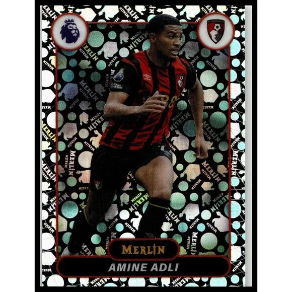 2026 Merlin Premier League Amine Adli #8 AFC Bournemouth Vintage Merlin