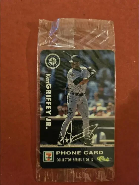 Ken Griffey Jr - 1996 Classic 7-11 Phone Card #5 of 12 Mariners -unopened