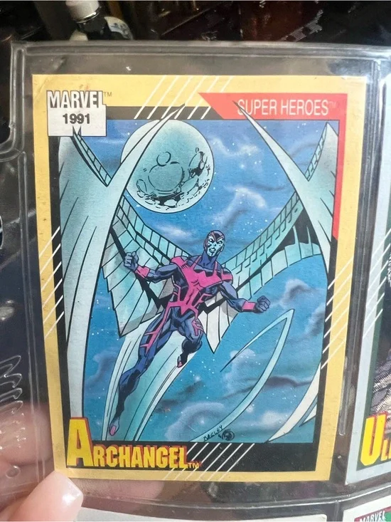 Vintage Marvel 1991 Archangel Super Heroes Trading Card
