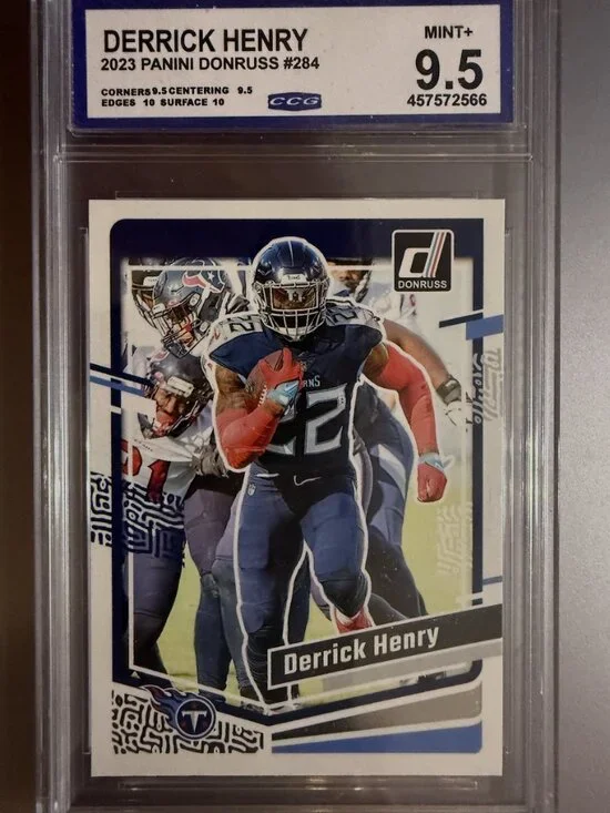 Derrick Henry #284 | 2023 Paninin Donruss | CCG 9.5