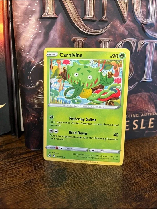 Carnivine Trading Card Pokemon Crown Zenith 012/159