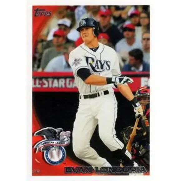 2010 Topps Update Evan Longoria AS US-40 Tampa Bay Rays