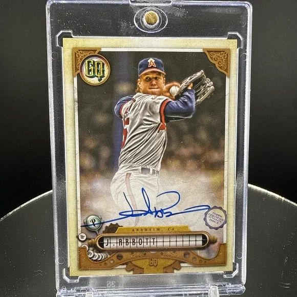 Jim Abbott 2022 Topps Gypsy Queen GQA-JAB Auto Autograph