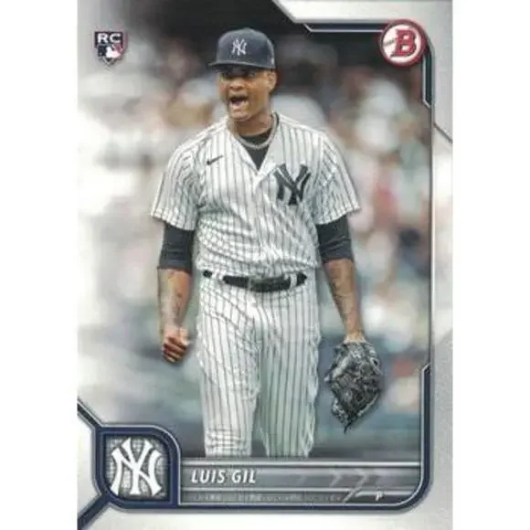 2022 Bowman Luis Gil Rookie #72 New York Yankees