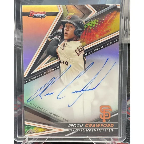 2022 Bowman's Best Auto Reggie Crawford #B22-RC San Francisco Giants