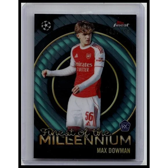 2025-26 Finest UEFA Max Dowman #FM-8 Arsenal FC Finest of the Millennium #/199