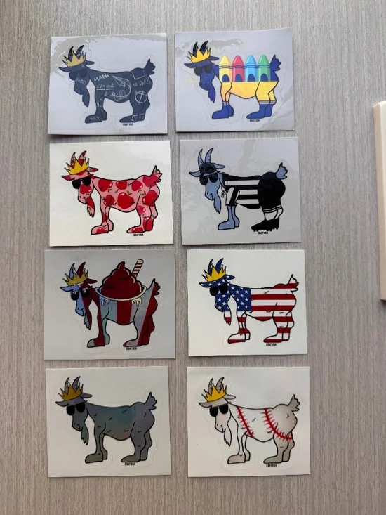 GOAT STICKER SET