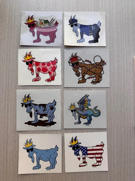 GOAT STICKER SET