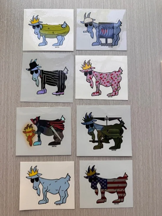 GOAT STICKER SET