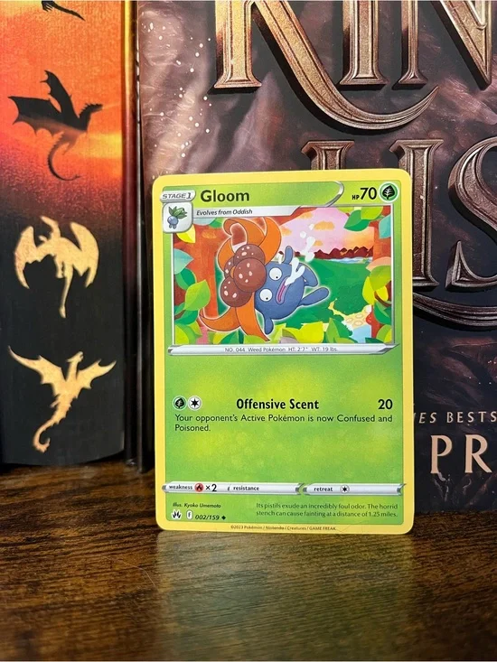 Gloom Pokemon Card Crown Zenith 002/159 Regular