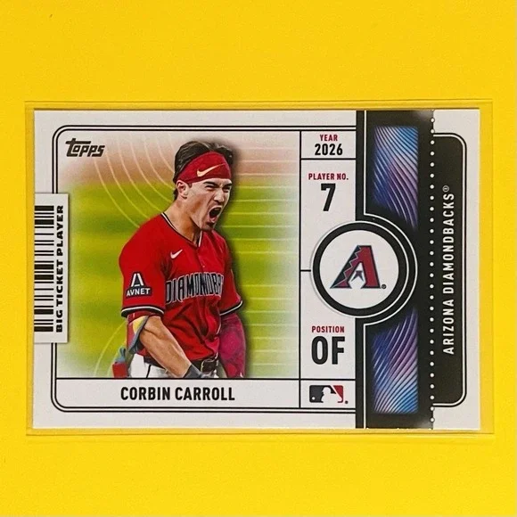 2026 Topps Series 1 - Big Ticket Player Corbin Carroll‎ #BTP-6 - Diamondbacks
