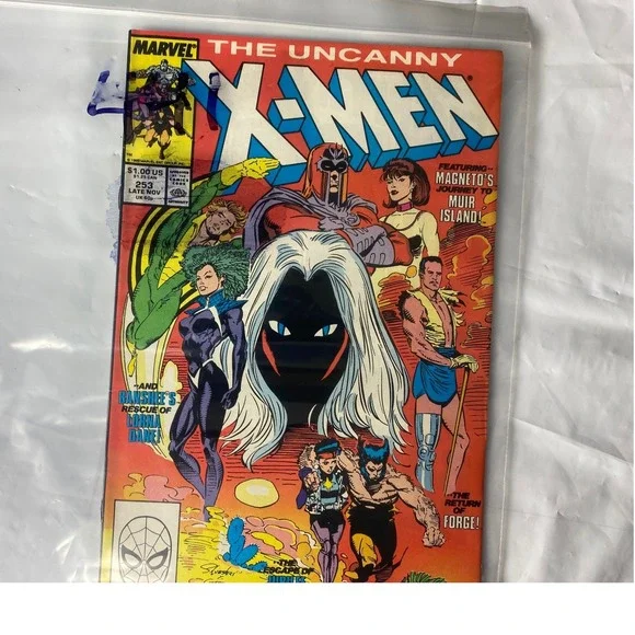 The Uncanny X Men Comic Book Issue 253 Marvel Comics 1989‎