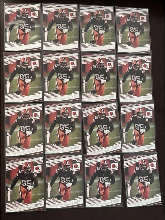 Myles Garrett 21 Panini Prestige Collection/16 Browns NM NFL Football Cards.