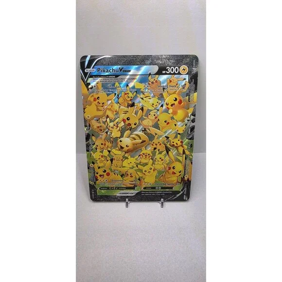 Pokémon TCG Jumbo Promo Cards Pikachu V Union VMAX and V Lot of 3 NM/M Holo Rare