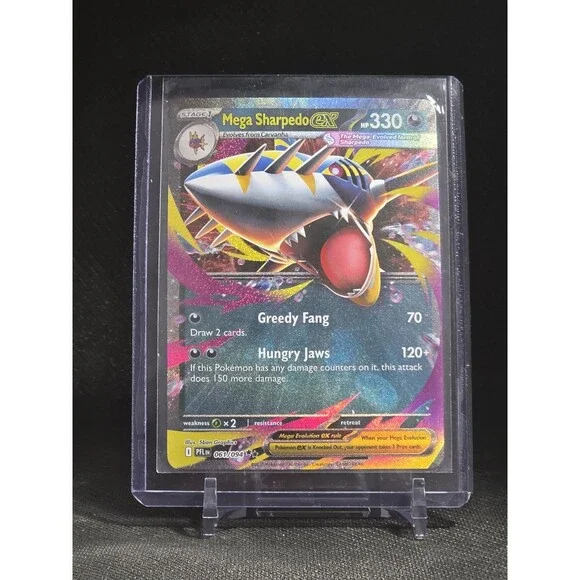 Pokemon Phantasmal Flames pfl en Mega Sharpedo ex - 127/094 SIR NM clean
