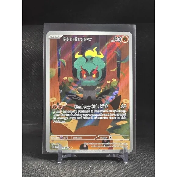 Pokémon TCG Marshadow 146/132 Mega Evolution Illustration Rare Pack Fresh M/NM