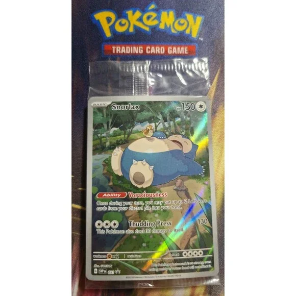 Sealed (nm/m) Snorlax SVP 051 s&v 151 Black Star Promo Pokemon Card!