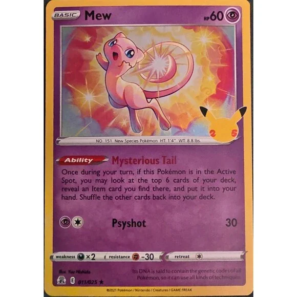 Pokémon TCG Celebrations Ultra-Premium Collection Mew