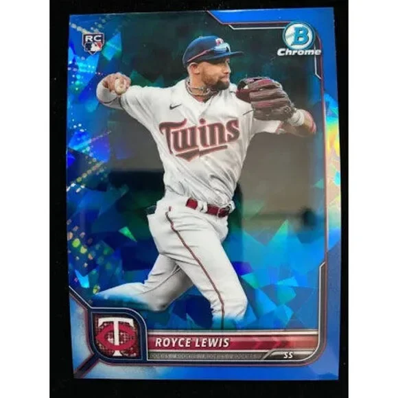 2022 Bowman Chrome Saphire Royce Lewis RC #92 Minnesota Twins