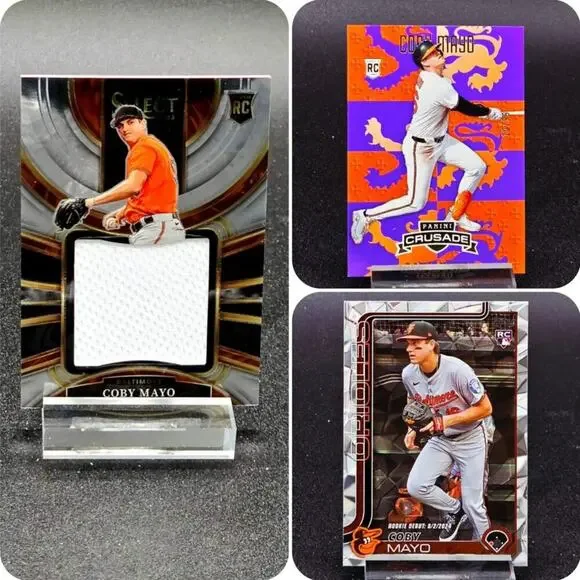 2025 Coby Mayo Diamante Patch Crusade 10/99 RC Baltimore Orioles Top Prospect