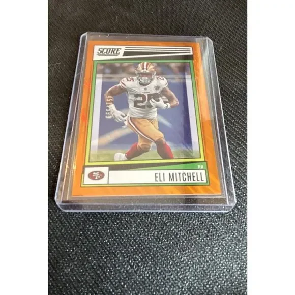 2022 Score - Elijah Mitchell #451/599 Orange
